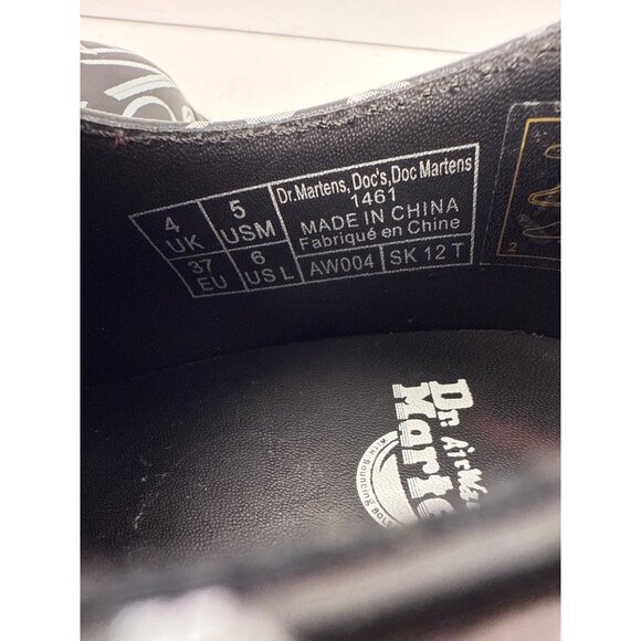 Dr. Martens 1461 Script Smooth Leather Oxford Shoes Size EU 37 US W 6 RARE! - Picture 10 of 12